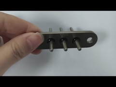 No. 45 Aguja de acero con longitud de 45 mm y proceso de inyección de pegamento para compresor de aire acondicionado