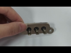 30A Conector hermético para vehículos eléctricos de corriente máxima con pines de acero inoxidable SUH446