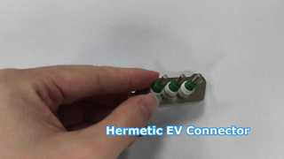 Conector EV hermético para una carga confiable