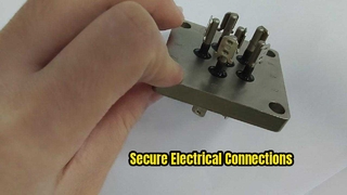 Placa de terminales de conexiones eléctricas seguras