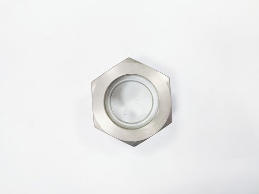 1215 Acero vidrio a metal sello hermético pantalla de visión hermética tipo de conexión con brida