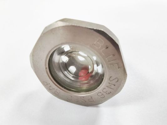 Vidrio hermético de visión a presión con brillo de conexión de vidrio a sello de metal 1215 acero