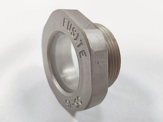 Vidrio hermético de visión con sello de vidrio a metal 1215 Acero Presión máxima 6MPa 10MPa