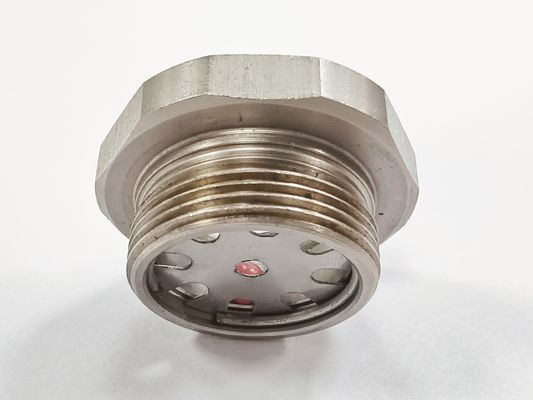 Vidrio hermético de visión a presión con brillo de conexión de vidrio a sello de metal 1215 acero