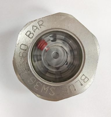 Vidrio hermético de visión a presión con brillo de conexión de vidrio a sello de metal 1215 acero