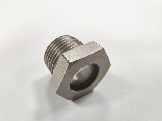 Vidrio hermético de visión con acero vidrio de construcción sello metálico conexión roscada/flanqueada 6MPa-10MPa presión