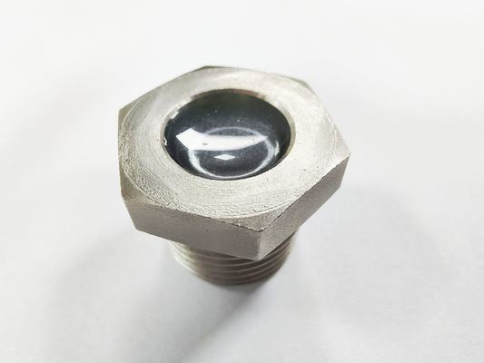 Vidrio hermético de visión con acero vidrio de construcción sello metálico conexión roscada/flanqueada 6MPa-10MPa presión