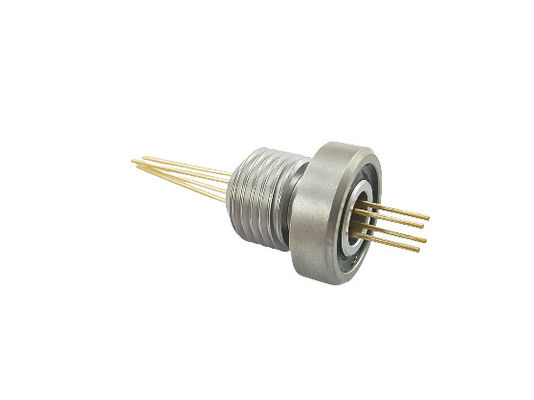 Conectores herméticos de alimentación a través de los conectores de montaje por tornillo con chapa de contacto de níquel inelectro -70 oC a 300 oC