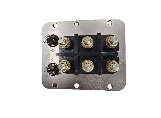 Tipo de tornillo 220V 30A-300A Placa de conexión de terminales de níquel sin electrodo para equipos eléctricos