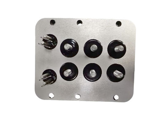 Tipo de tornillo 220V 30A-300A Placa de conexión de terminales de níquel sin electrodo para equipos eléctricos