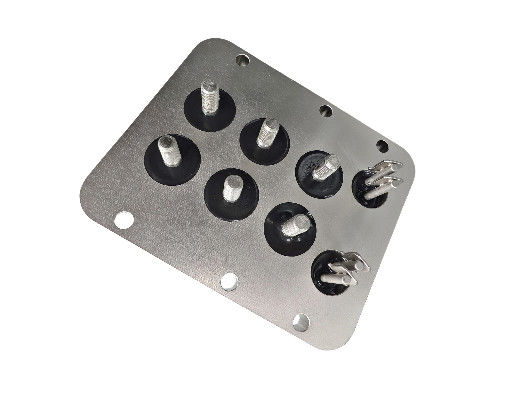 Tipo de tornillo 220V 30A-300A Placa de conexión de terminales de níquel sin electrodo para equipos eléctricos