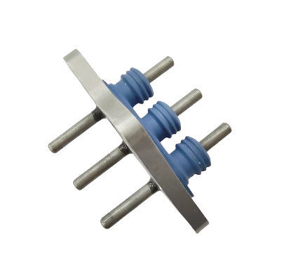 Conector eléctrico hermético de núcleo SS 20A con aislante de vidrio y cerámica para montaje de paneles