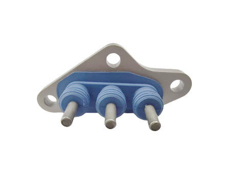 Conector eléctrico hermético de núcleo SS 20A con aislante de vidrio y cerámica para montaje de paneles