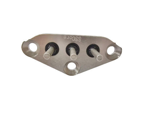 Terminal de compresor hermético con material PINS SUH446 de acero inoxidable y niquel sin electro