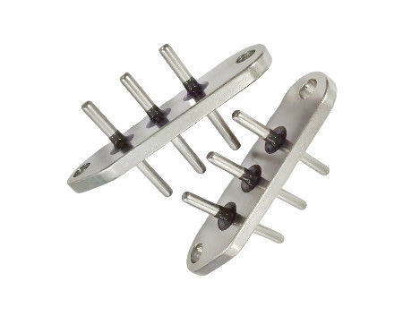 45 Acero y SUH446 Terminal hermético de acero inoxidable ELAN 48 Vidrio para conexiones eléctricas duraderas