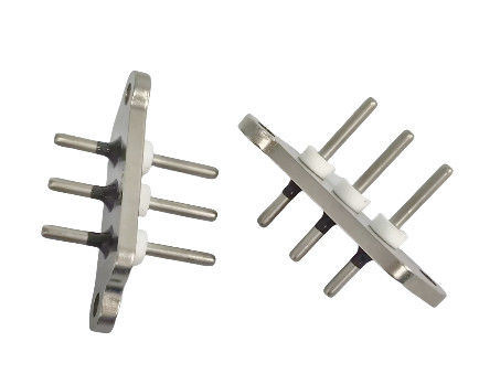 Aguja de acero de 40 mm para terminales sellados de compresores de vehículos energéticos aislados a 1000MΩ 1000VDC y recubiertos de níquel 3-5μm