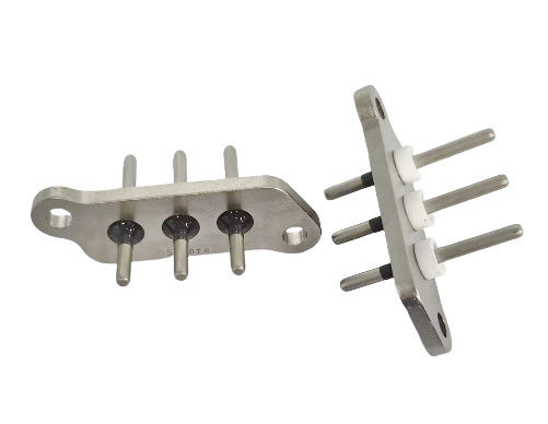 Aguja de acero de 40 mm para terminales sellados de compresores de vehículos energéticos aislados a 1000MΩ 1000VDC y recubiertos de níquel 3-5μm