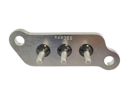 Aguja de acero de 40 mm para terminales sellados de compresores de vehículos energéticos aislados a 1000MΩ 1000VDC y recubiertos de níquel 3-5μm