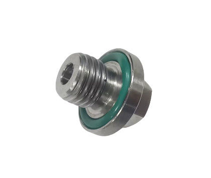 Enchufe magnético de drenaje de acero inoxidable con hilo de cabeza hexagonal M12 para la industria automotriz