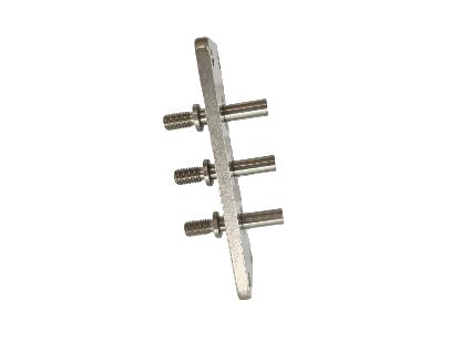 Placa de terminal de conexión de 6,2 mm x 42,5 mm x 42,5 mm, tensión nominal de 600 V, propiedad aislante de 2000 MΩ para aplicaciones