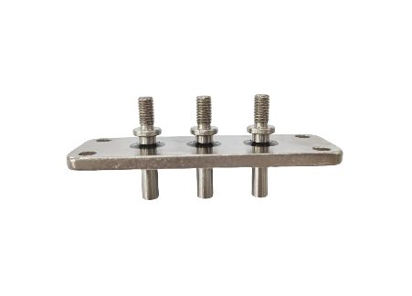 Placa de terminal de conexión de 6,2 mm x 42,5 mm x 42,5 mm, tensión nominal de 600 V, propiedad aislante de 2000 MΩ para aplicaciones