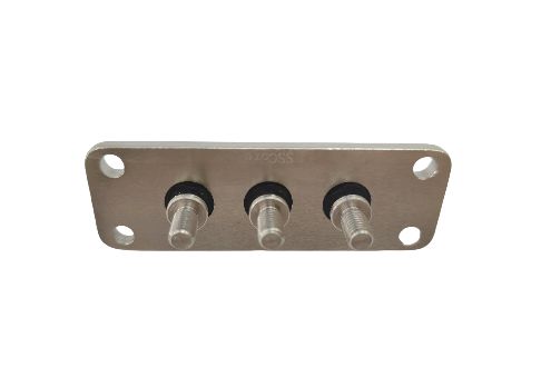 Placa de terminal de conexión de 6,2 mm x 42,5 mm x 42,5 mm, tensión nominal de 600 V, propiedad aislante de 2000 MΩ para aplicaciones