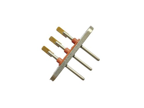 Hasta 150 °C Terminal herméticamente sellado para el rendimiento ELAN 48 Material de vidrio y corriente nominal de 20A