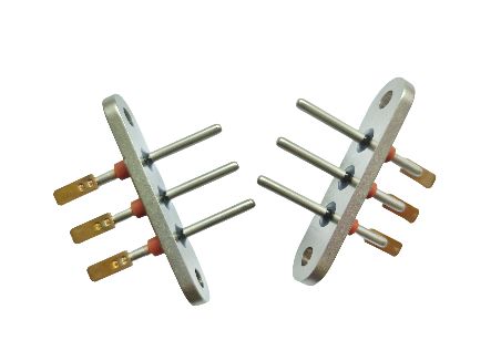 Hasta 150 °C Terminal herméticamente sellado para el rendimiento ELAN 48 Material de vidrio y corriente nominal de 20A