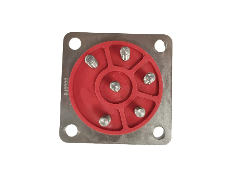 Borne de conexión con rango de cable de 14-4 AWG con voltaje nominal de 600V