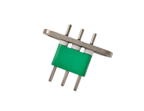 Conector de vehículo eléctrico hermético con material aislante de vidrio adecuado para sistemas de carga de coches eléctricos