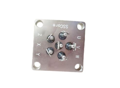 Placa de terminales de conexión certificada RoHS 52mm X 52mm X 44.2mm Ideal para soluciones de cableado y conexión de paneles eléctricos