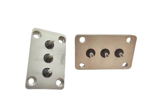 Clasificación de corriente de 15 A Terminal sellado herméticamente fabricado de acero 45 Material del pin Diseñado para conexiones seguras y eléctricas