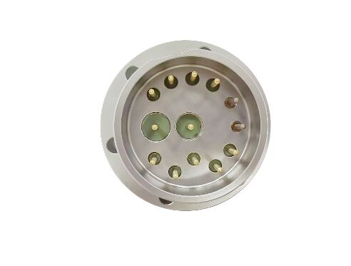 Sellos metálicos de vidrio plateado con material de alfiler 4J50 de aleación ideal para sellar componentes eléctricos y mecánicos duraderos